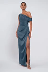 Erin Evening Blue Blue bridesmaid dress by Jenny Yoo — front