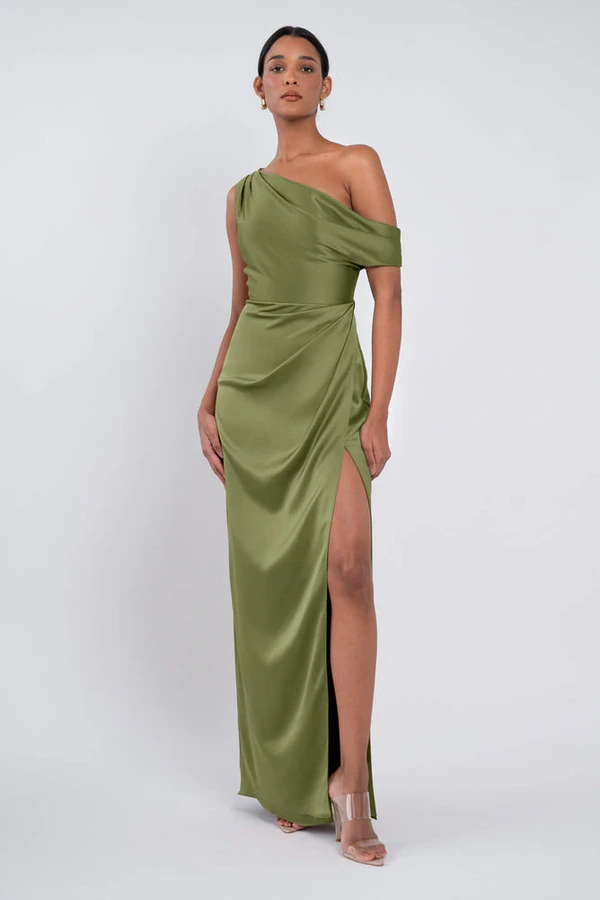 Erin Fern Green bridesmaid dress by Jenny Yoo — front Erin Fern Green bridesmaid dress by Jenny Yoo — front