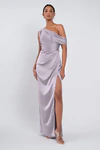 Erin Lilac Mist Purple bridesmaid dress by Jenny Yoo — front