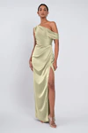 Erin Matcha Green bridesmaid dress by Jenny Yoo — front