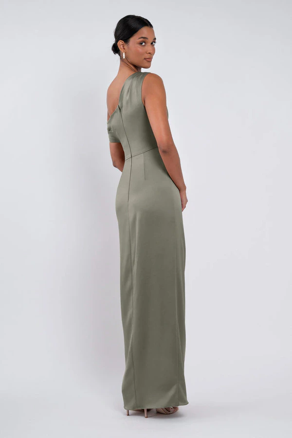 Erin Moss Green bridesmaid dress by Jenny Yoo — back Erin Moss Green bridesmaid dress by Jenny Yoo — back