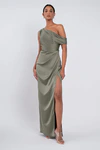 Erin Moss Green bridesmaid dress by Jenny Yoo — front