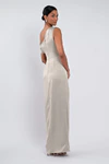 Erin Platinum Neutral bridesmaid dress by Jenny Yoo — back