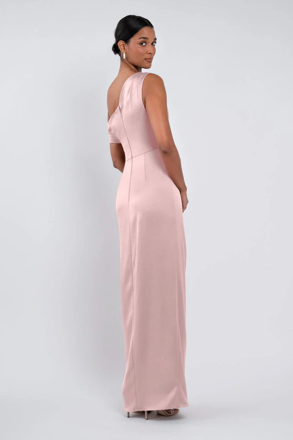 Erin Powder Pink Pink bridesmaid dress by Jenny Yoo — back Erin Powder Pink Pink bridesmaid dress by Jenny Yoo — back