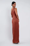 Erin Rust Orange bridesmaid dress by Jenny Yoo — back