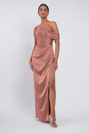 Erin Wild Rose Pink bridesmaid dress by Jenny Yoo — front