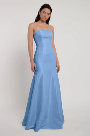 Fiona bridesmaid dress by Jenny Yoo in Cornflower - Blue - Front
