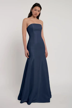 Fiona bridesmaid dress by Jenny Yoo in Navy - Navy - Front