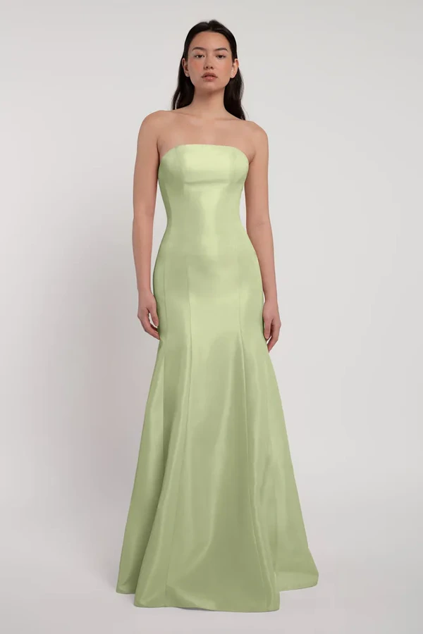 Fiona bridesmaid dress by Jenny Yoo in Pistachio - Green - Side Fiona bridesmaid dress by Jenny Yoo in Pistachio - Green - Side