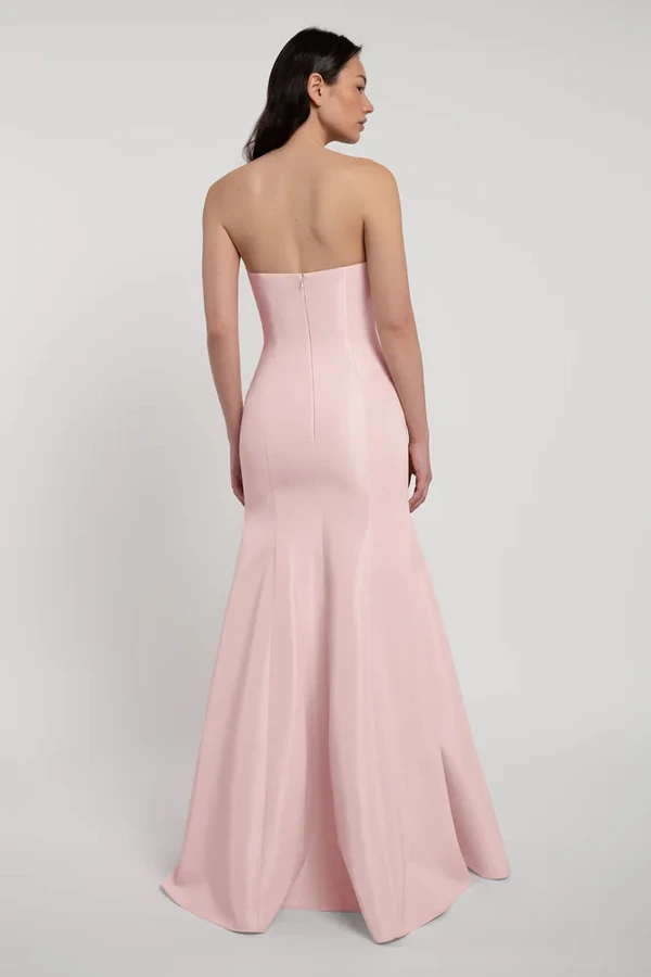 Fiona bridesmaid dress by Jenny Yoo in Powder Pink - Blush/Pink - Back Fiona bridesmaid dress by Jenny Yoo in Powder Pink - Blush/Pink - Back