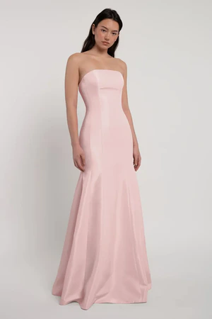 Fiona bridesmaid dress by Jenny Yoo in Powder Pink - Blush/Pink - Front