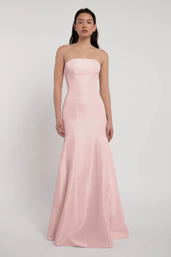 Fiona bridesmaid dress by Jenny Yoo in Powder Pink - Blush/Pink - Side Fiona bridesmaid dress by Jenny Yoo in Powder Pink - Blush/Pink - Side
