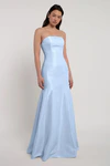 Fiona bridesmaid dress by Jenny Yoo in Whisper Blue - Blue - Front