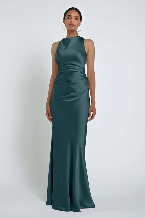 Grant Agave Green bridesmaid dress by Jenny Yoo — front Grant Agave Green bridesmaid dress by Jenny Yoo — front