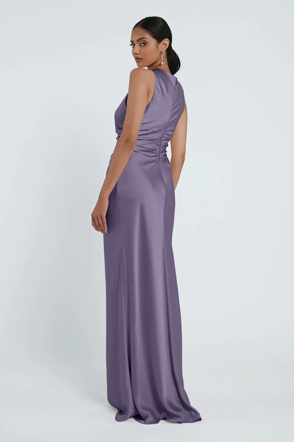 Grant Amethyst Purple bridesmaid dress by Jenny Yoo — back Grant Amethyst Purple bridesmaid dress by Jenny Yoo — back