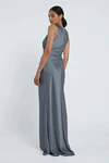 Grant Chambray Blue bridesmaid dress by Jenny Yoo — back