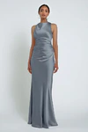 Grant Chambray Blue bridesmaid dress by Jenny Yoo — front
