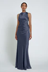 Grant Dusk Blue bridesmaid dress by Jenny Yoo — front