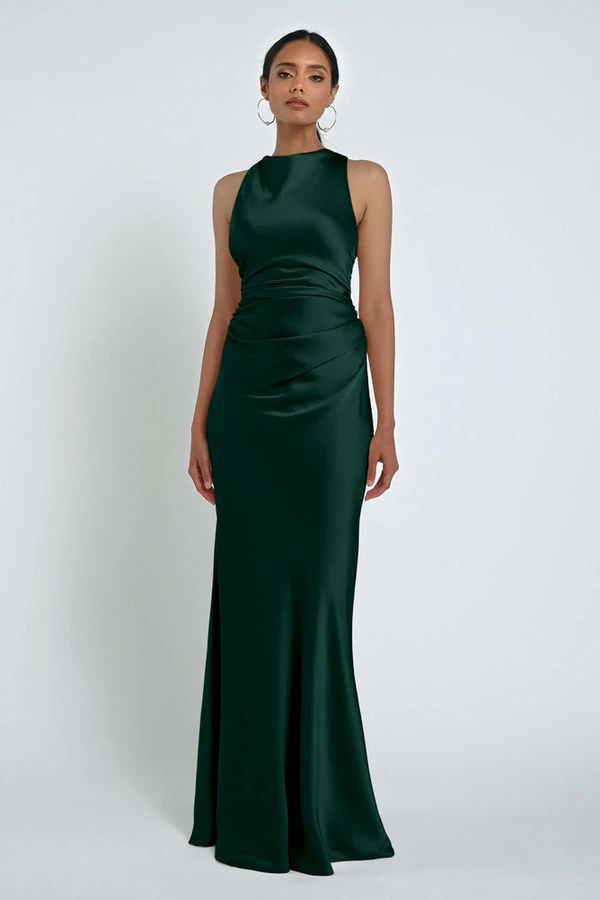 Grant Emerald Green bridesmaid dress by Jenny Yoo — front Grant Emerald Green bridesmaid dress by Jenny Yoo — front
