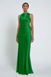 Grant Kelly Green Green bridesmaid dress by Jenny Yoo — front