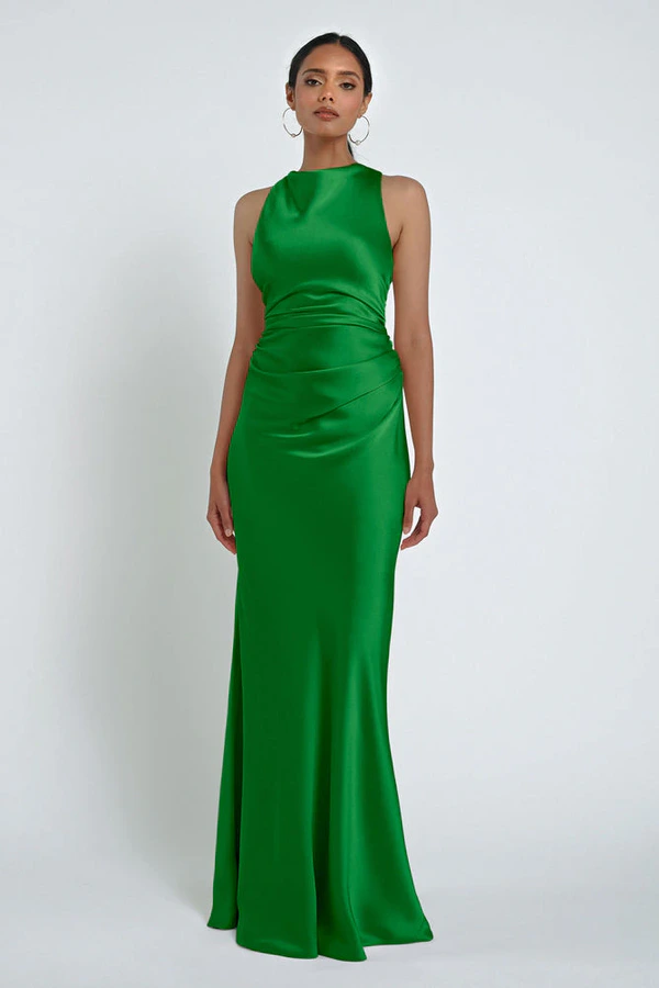 Grant Kelly Green Green bridesmaid dress by Jenny Yoo — front Grant Kelly Green Green bridesmaid dress by Jenny Yoo — front
