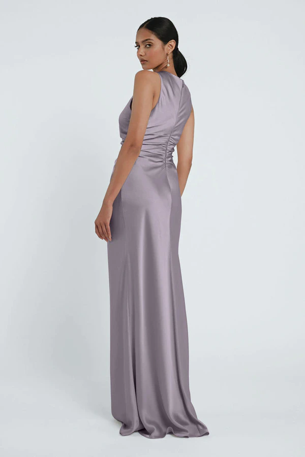 Grant Lilac Mist Purple bridesmaid dress by Jenny Yoo — back Grant Lilac Mist Purple bridesmaid dress by Jenny Yoo — back