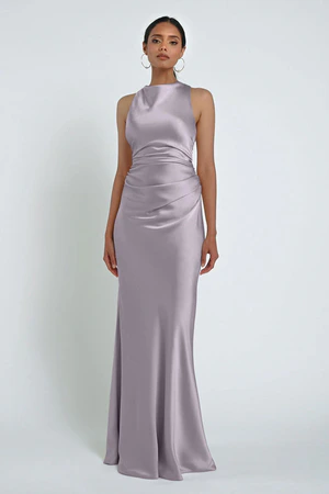 Grant Lilac Mist Purple bridesmaid dress by Jenny Yoo — front