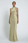 Grant Matcha Green bridesmaid dress by Jenny Yoo — front
