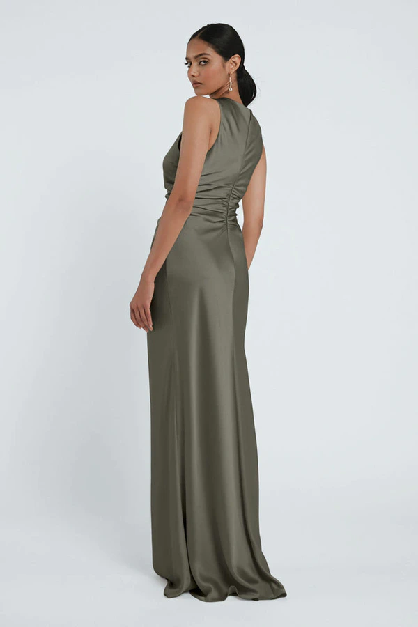 Grant Moss Green bridesmaid dress by Jenny Yoo — back Grant Moss Green bridesmaid dress by Jenny Yoo — back