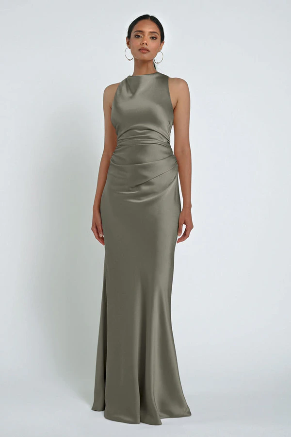 Grant Moss Green bridesmaid dress by Jenny Yoo — front Grant Moss Green bridesmaid dress by Jenny Yoo — front