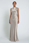 Grant Platinum Neutral bridesmaid dress by Jenny Yoo — front