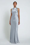 Grant Whisper Blue Blue bridesmaid dress by Jenny Yoo — front