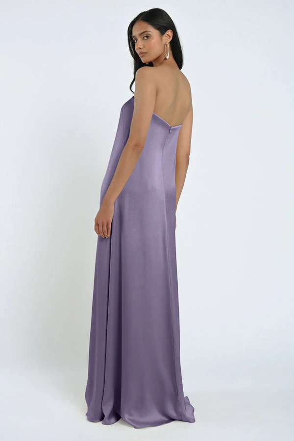 James Amethyst Purple bridesmaid dress by Jenny Yoo — back James Amethyst Purple bridesmaid dress by Jenny Yoo — back