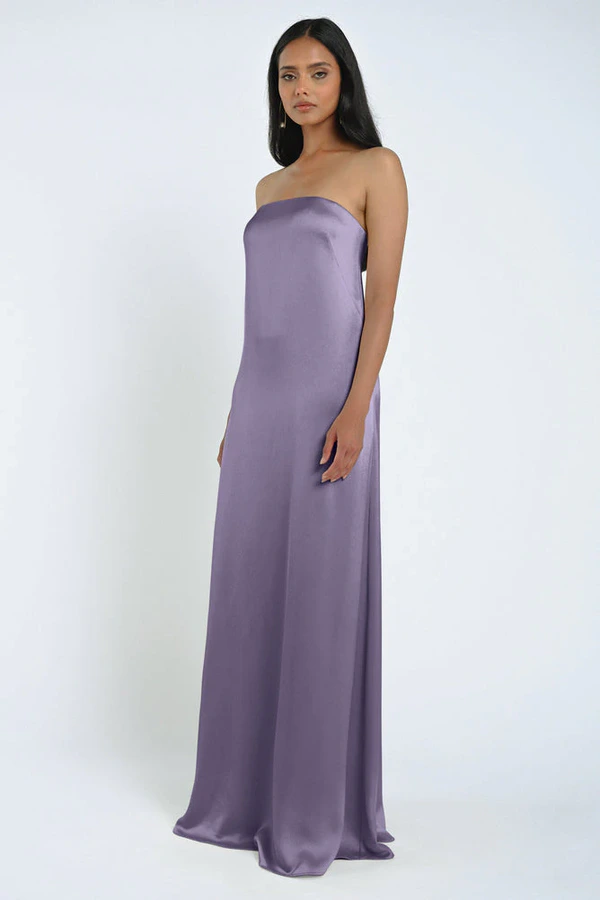 James Amethyst Purple bridesmaid dress by Jenny Yoo — front James Amethyst Purple bridesmaid dress by Jenny Yoo — front