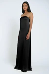James Black Black bridesmaid dress by Jenny Yoo — front
