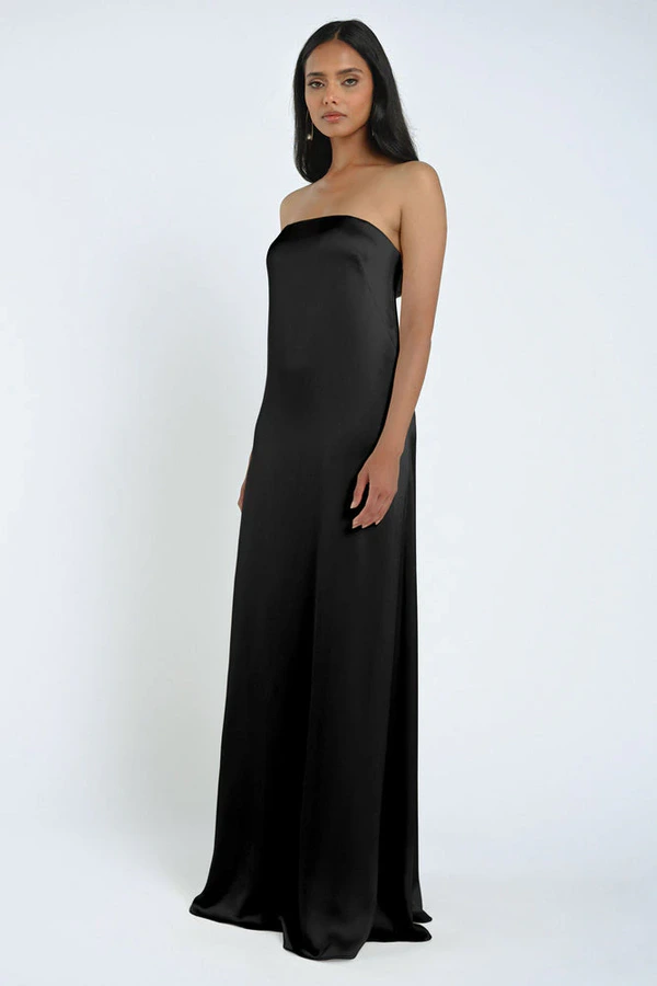 James Black Black bridesmaid dress by Jenny Yoo — front James Black Black bridesmaid dress by Jenny Yoo — front