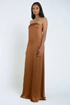 James Bronze Gold bridesmaid dress by Jenny Yoo — front