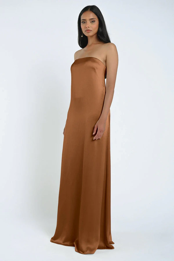 James Bronze Gold bridesmaid dress by Jenny Yoo — front James Bronze Gold bridesmaid dress by Jenny Yoo — front