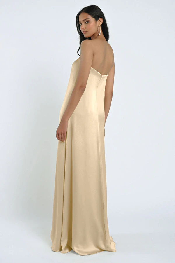James Buttercup Yellow bridesmaid dress by Jenny Yoo — back James Buttercup Yellow bridesmaid dress by Jenny Yoo — back