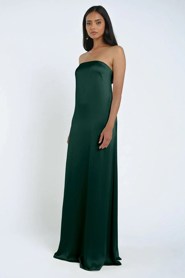 James Emerald Green bridesmaid dress by Jenny Yoo — front James Emerald Green bridesmaid dress by Jenny Yoo — front