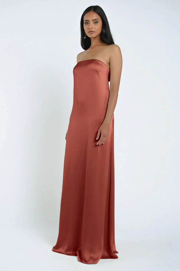 James English Rose Pink bridesmaid dress by Jenny Yoo — front James English Rose Pink bridesmaid dress by Jenny Yoo — front