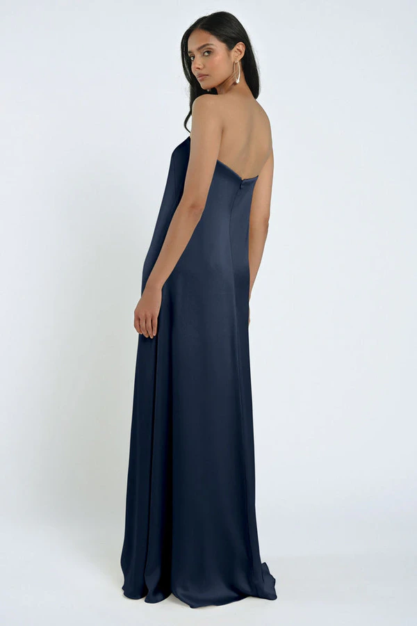 James French Blue Navy bridesmaid dress by Jenny Yoo — back James French Blue Navy bridesmaid dress by Jenny Yoo — back