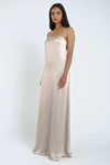 James Latte Neutral bridesmaid dress by Jenny Yoo — front