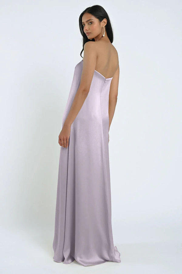 James Lilac Mist Purple bridesmaid dress by Jenny Yoo — back James Lilac Mist Purple bridesmaid dress by Jenny Yoo — back