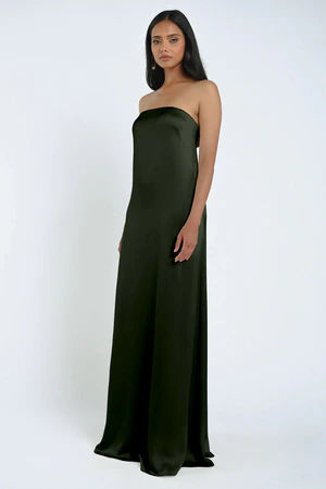 James Loden Green bridesmaid dress by Jenny Yoo — front