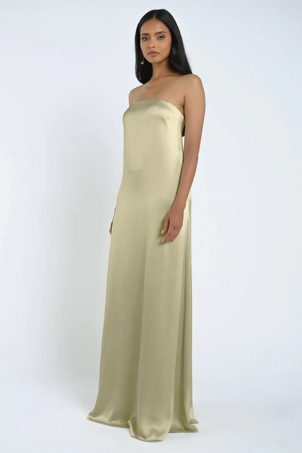James Matcha Green bridesmaid dress by Jenny Yoo — front James Matcha Green bridesmaid dress by Jenny Yoo — front