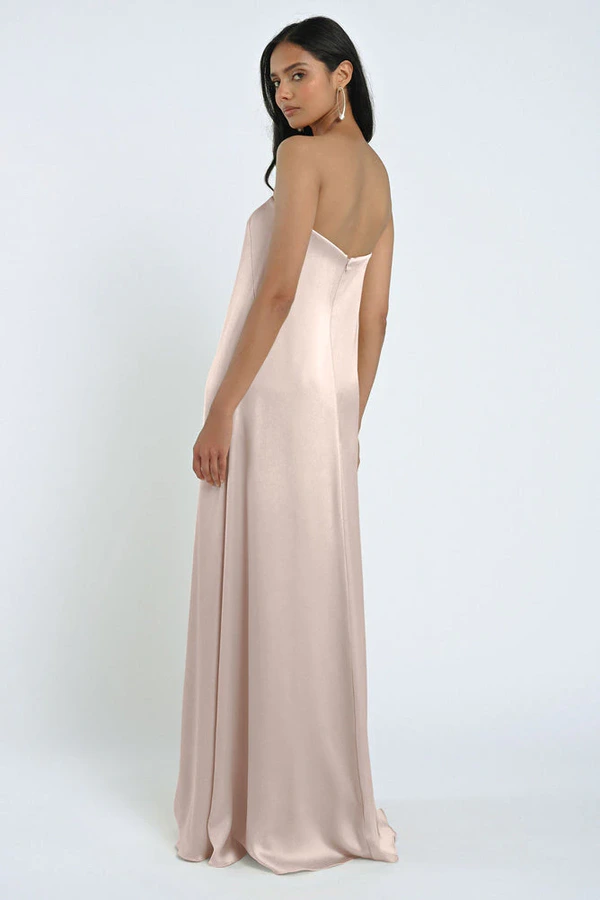 James Prosecco Champagne bridesmaid dress by Jenny Yoo — back James Prosecco Champagne bridesmaid dress by Jenny Yoo — back