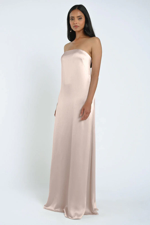 James Prosecco Champagne bridesmaid dress by Jenny Yoo — front James Prosecco Champagne bridesmaid dress by Jenny Yoo — front
