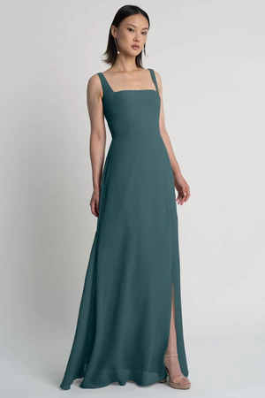 Jenna Agave Green bridesmaid dress by Jenny Yoo — front