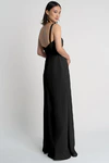 Jenna Black Black bridesmaid dress by Jenny Yoo — back